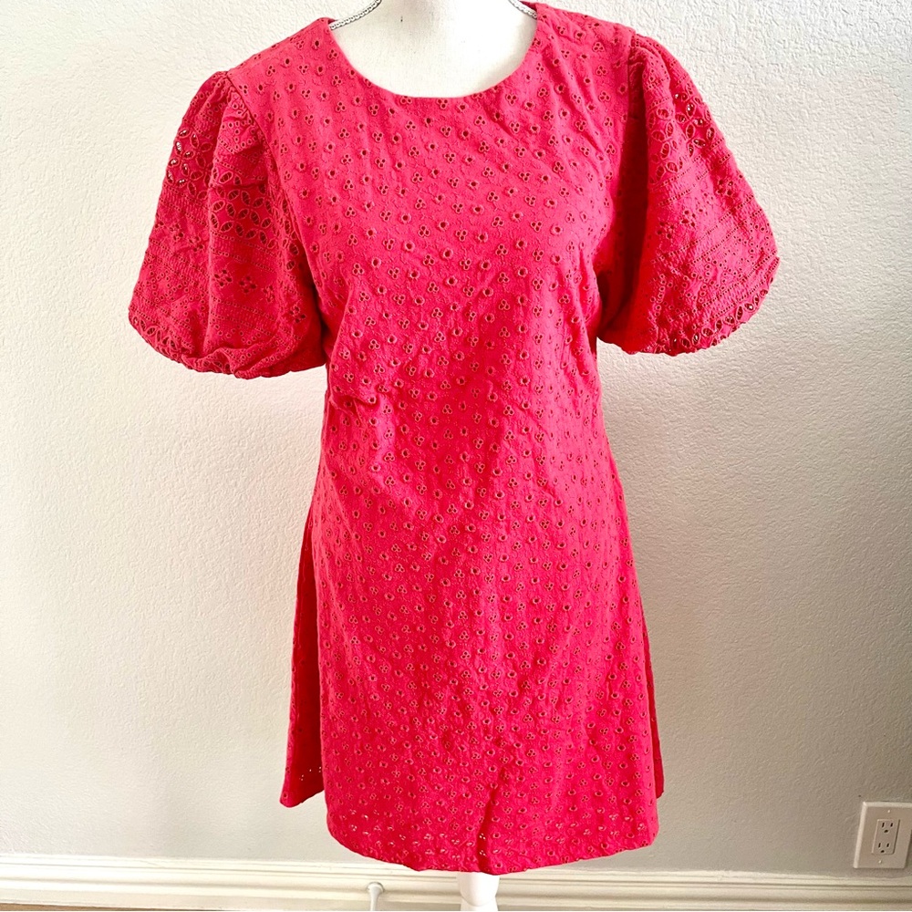 New pink open back Free People dress - Picture 1 of 3